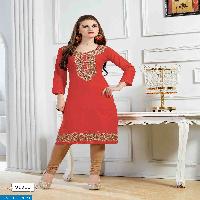 Linen-2 Wholesale linen Embroidery ladies kurtis
